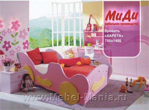 Детская кровать Карета (Миди)