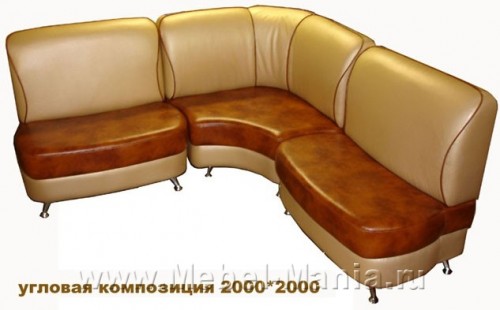 Офисный угловой модульный диван «Бамбино»