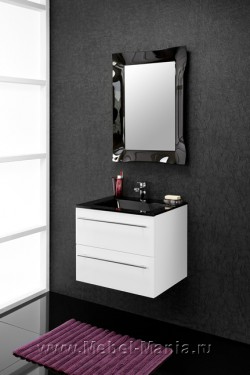 Комплект мебели для ванной Quadro Black 61