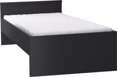 YU Кровать 200X90 без основания чёрный, 95,4*205,4*69,6 см