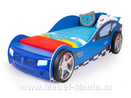 Кровать-машина Formula Синяя