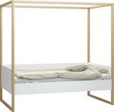 4You Кровать 90x200 белый/дуб