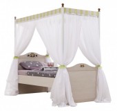 Кровать с москитной сеткой без матраса сп.м. 90*200 Pearl