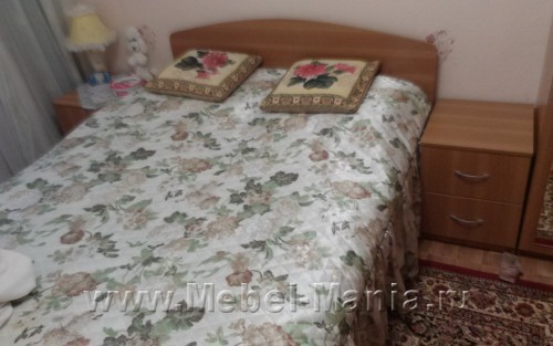 Спальня с тумбами и угловым шкафом