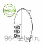 Шкаф СП-001-10П: 1020х1730х470 мм