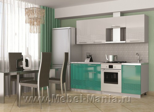 Кухня София Олива 3D