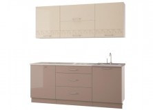Кухонный гарнитур "Латте" 1,8 м