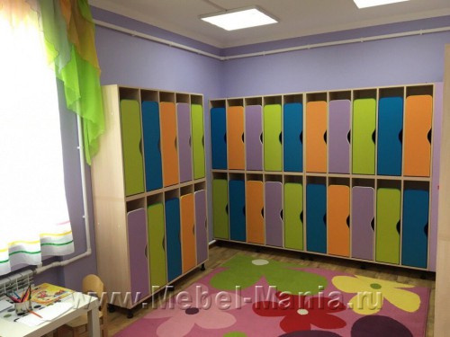 Шкафчики для раздевания 2-х ярусные