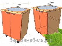 Кухонная Тумба 600 Под Врезную Мойку КХТ-15