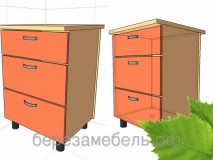 Кухонная Тумба 600 С Ящиками КХТ-11