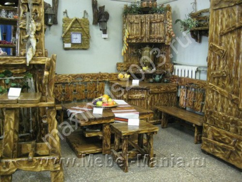 Уголок Егерь для баньки под старину