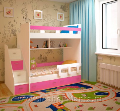 Двухъярусная кровать 4Kids К19 без бортика