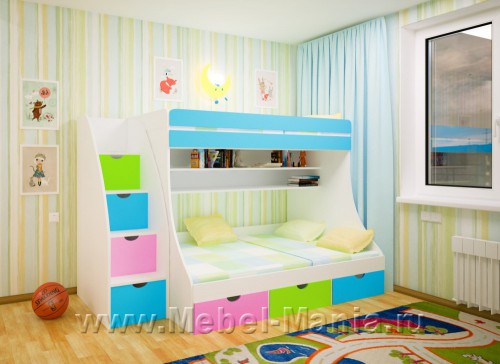 Двухъярусная кровать 4Kids K10
