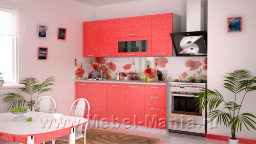 Кухонный гарнитур Магнолия Коралл 1,8 м