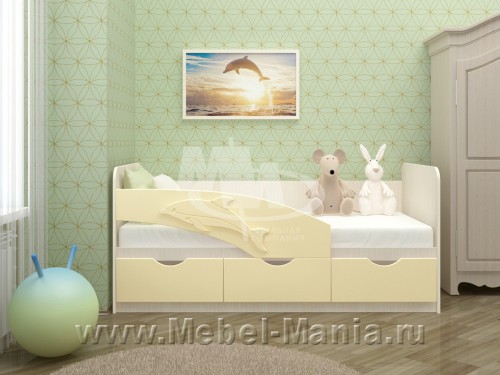 Детская кровать Дельфин 1,6 м