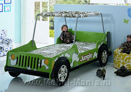 Детская кровать-машина джип Willi Jeep