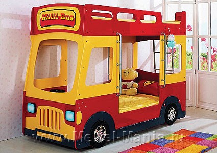 Milli Bus (двухъярусная кровать-машина Автобус)