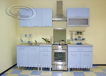 Кухонный гарнитур ПВХ Голубое небо